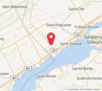 Map of Rivière-Beaudette, Quebec