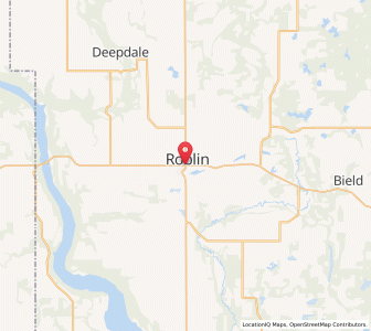 Map of Roblin, ManitobaManitoba