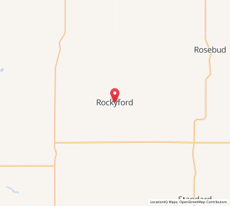 Map of Rockyford, AlbertaAlberta