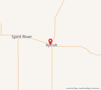 Map of Rycroft, AlbertaAlberta