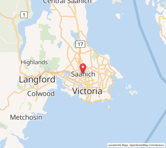 Map of Saanich, British ColumbiaBritish Columbia