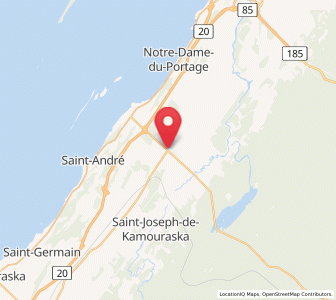 Map of Saint-Alexandre-de-Kamouraska, Quebec