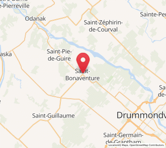 Map of Saint-Bonaventure, Quebec