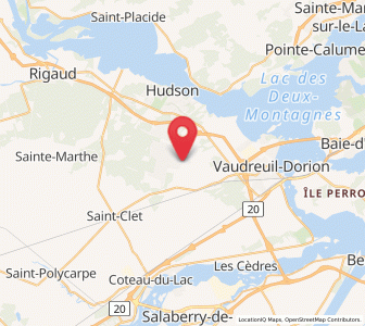 Map of Saint-Lazare, Quebec