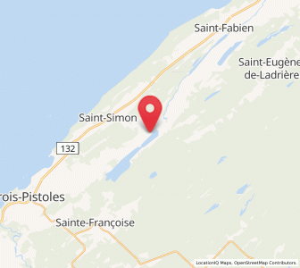 Map of Saint-Mathieu-de-Rioux, Quebec