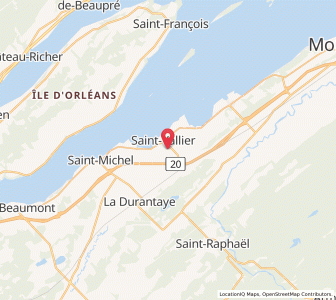 Carte : Saint-Vallier, Québec