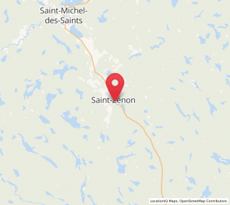 Map of Saint-Zénon, Quebec