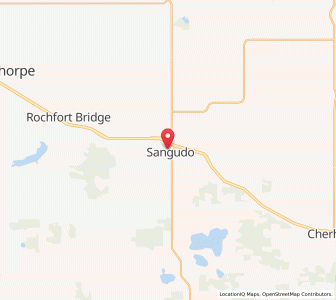 Map of Sangudo, AlbertaAlberta