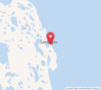 Map of Sanirajak, Nunavut