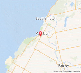 Map of Saugeen Shores, OntarioOntario