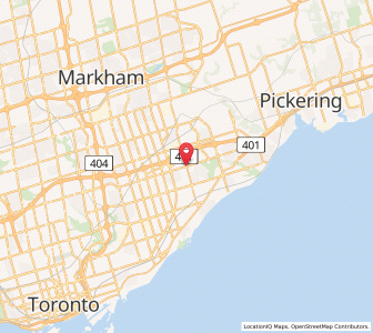 Map of Scarborough, OntarioOntario