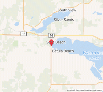 Map of Seba Beach, AlbertaAlberta