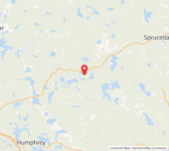 Map of Seguin Falls, Ontario