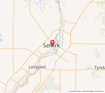 Map of Selkirk, ManitobaManitoba