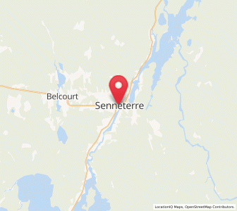 Map of Senneterre, Quebec