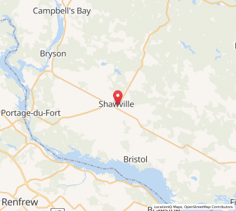 Map of Shawville, QuebecQuebec
