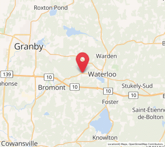 Map of Shefford, Quebec