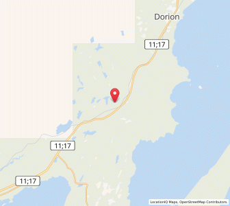 Map of Shuniah, OntarioOntario