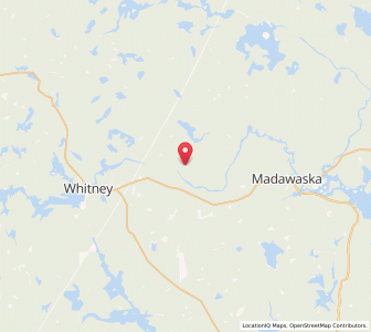 Map of South Algonquin, OntarioOntario