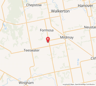 Map of South Bruce, OntarioOntario