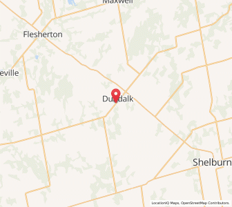 Map of Southgate, Ontario