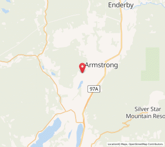 Map of Spallumcheen, British ColumbiaBritish Columbia