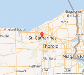Map of Sainte-Catharine, OntarioOntario