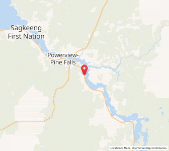 Map of Saint Georges, ManitobaManitoba