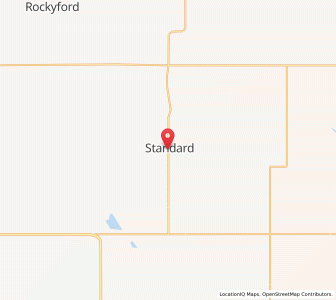 Map of Standard, AlbertaAlberta