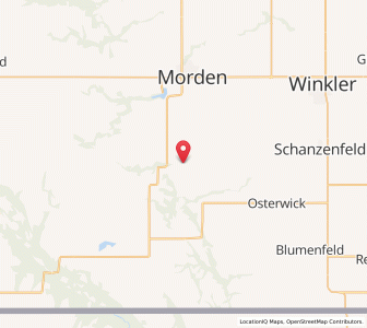 Map of Stanley, ManitobaManitoba