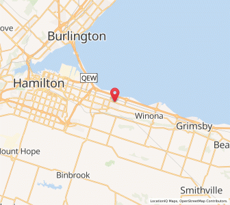 Map of Stoney Creek, OntarioOntario