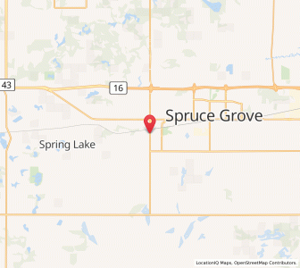 Map of Stony Plain, AlbertaAlberta