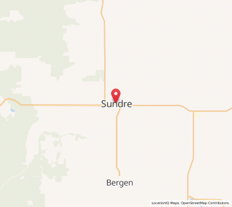 Map of Sundre, AlbertaAlberta