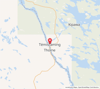 Map of Temiscaming, Quebec