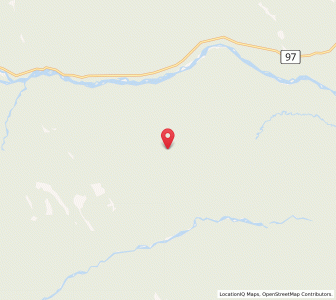 Map of Tetsa River, British ColumbiaBritish Columbia