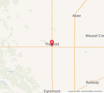 Map of Thorhild, AlbertaAlberta
