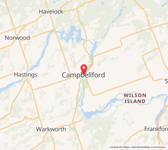 Map of Trent Hills, OntarioOntario