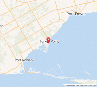 Map of Turkey Point, OntarioOntario