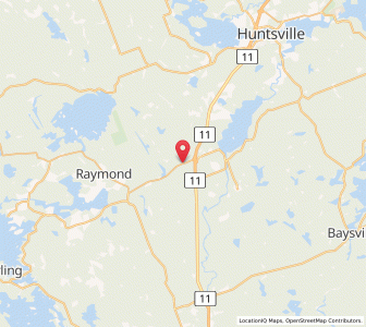 Map of Utterson, OntarioOntario