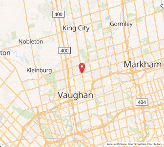 Map of Vaughan, OntarioOntario