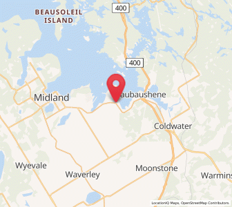 Map of Victoria Harbour, Ontario