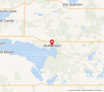 Map of Wabamun, AlbertaAlberta