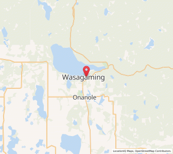 Map of Wasagaming, ManitobaManitoba