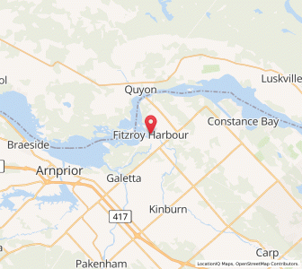 Map of West Carleton, OntarioOntario