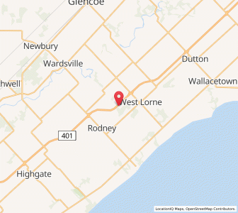 Map of West Elgin, OntarioOntario