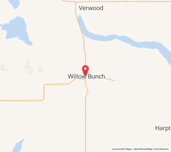 Map of Willow Bunch, SaskatchewanSaskatchewan