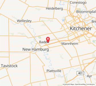 Map of Wilmot, OntarioOntario