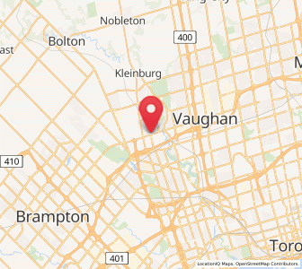 Map of Woodbridge, Ontario