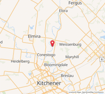 Map of Woolwich, OntarioOntario