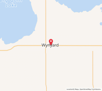 Map of Wynyard, SaskatchewanSaskatchewan